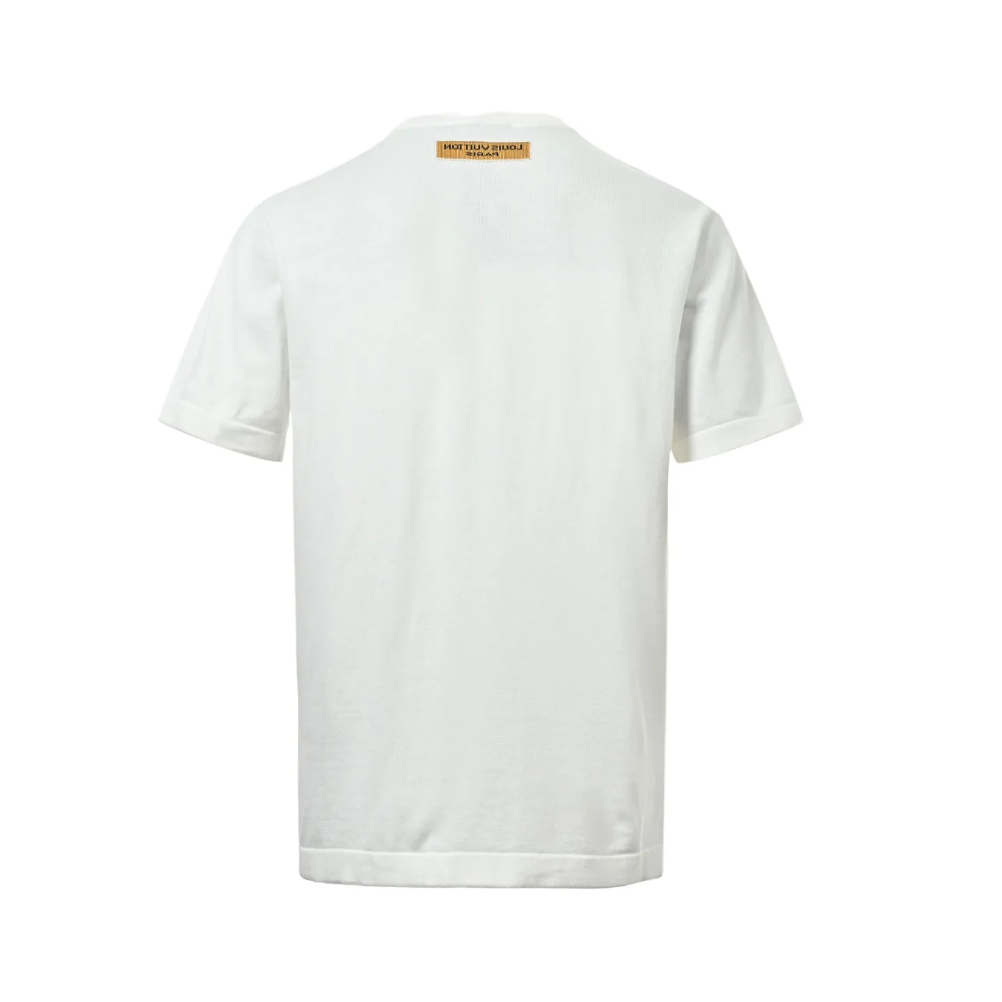 Louis Vuitton/Louis Vuitton aircraft jacquard round neck knitted short sleeves